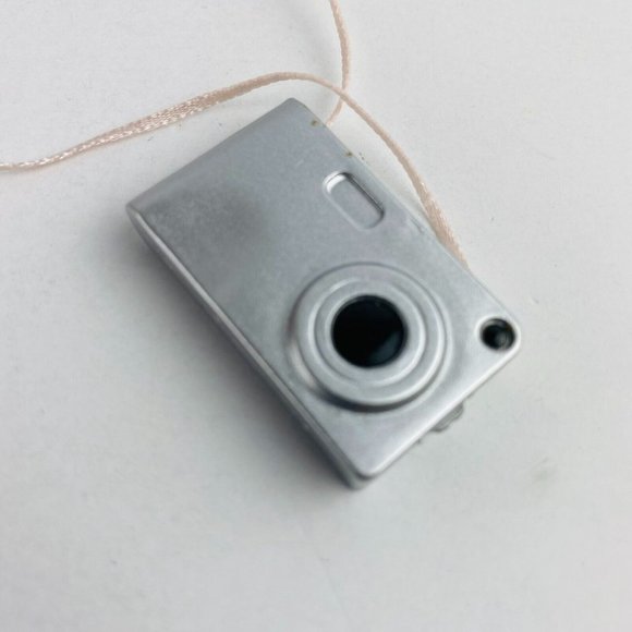 Our Generation Doll Accessory Toy Silver Camera On Strap Miniature Pretend Play - Picture 2 of 9